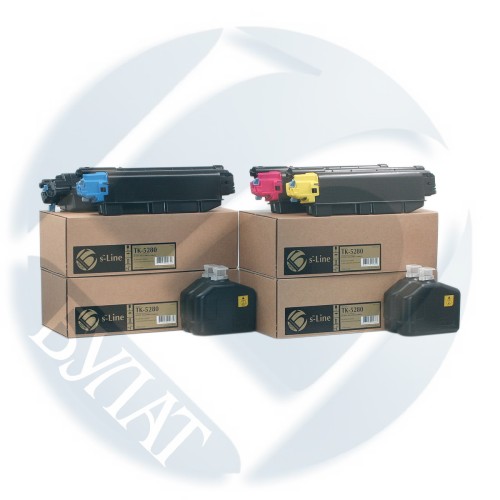 Тонер-картридж Kyocera TK-5280 (11k) Yellow (+чип) БУЛАТ